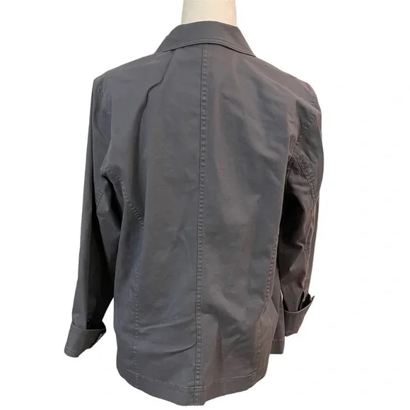 NWT Talbots Gray Button Down Jacket - Picture 5 of 8